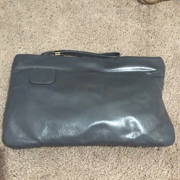 Vintage Small Grey Wristlet Purse - Picture 1 of 5